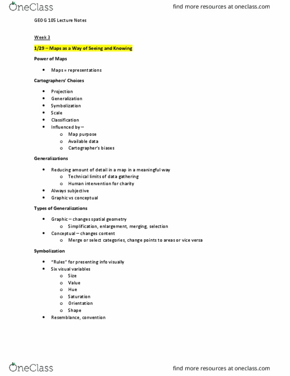 GEOG 105 Lecture Notes - Lecture 3: Vagueness, Ecological Fallacy, Modifiable Areal Unit Problem thumbnail