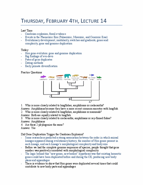 BIOLOGY 1M03 Lecture 14: Chapter 27, HHE Chapter 9, Lecture 14 thumbnail