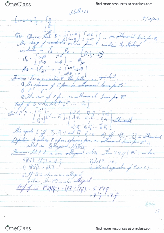 MATH235 Lecture 15: MATH235 Lecture Notes 15 thumbnail