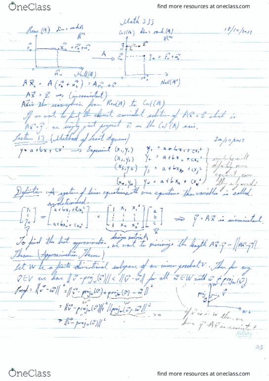 MATH235 Lecture 21: MATH235 Lecture Notes 21 thumbnail