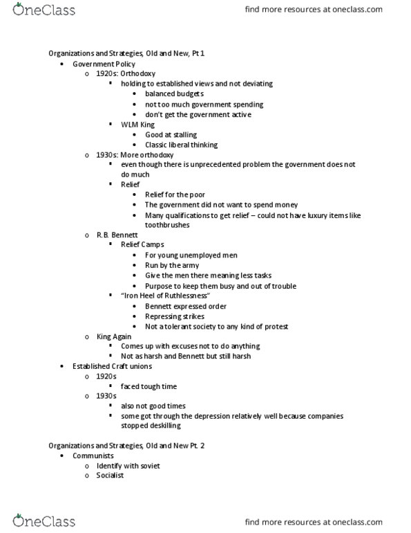 LABRST 1A03 Lecture Notes - Lecture 18: Deskilling, Regina Manifesto thumbnail