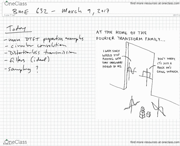 ELE 632 Lecture 5: Bme 632 - March 9,2016 thumbnail