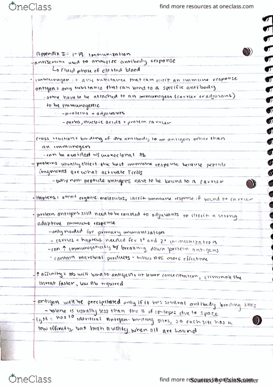 MCELLBI 150 Chapter 0: Appendix 1 immunization and Techniques pg 1-19 thumbnail