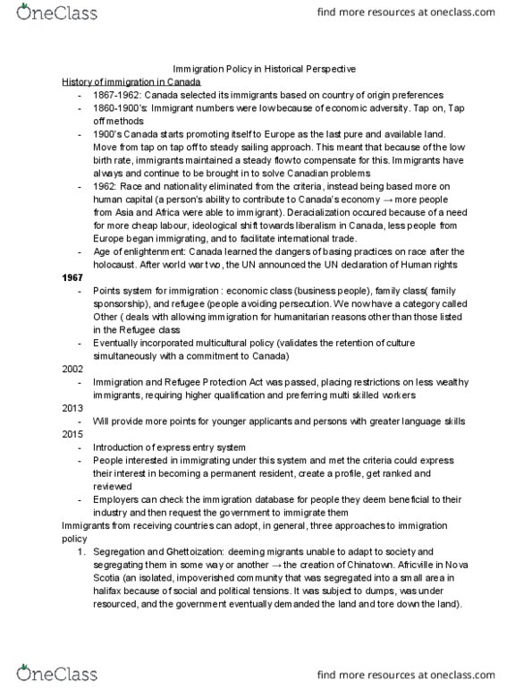 SOC 474 Lecture Notes - Lecture 3: Africville, Human Capital, Unemployment Benefits thumbnail