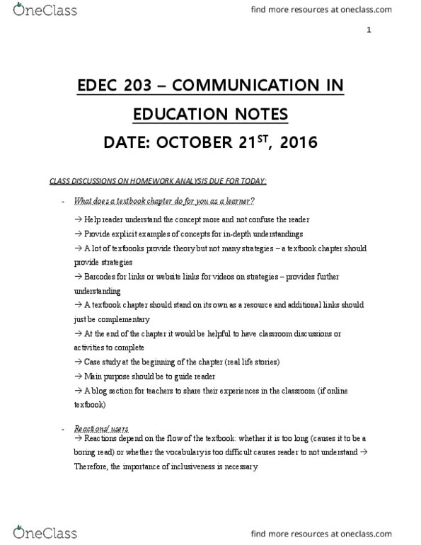 EDEC 203 Lecture Notes - Lecture 8: Multiple Choice thumbnail