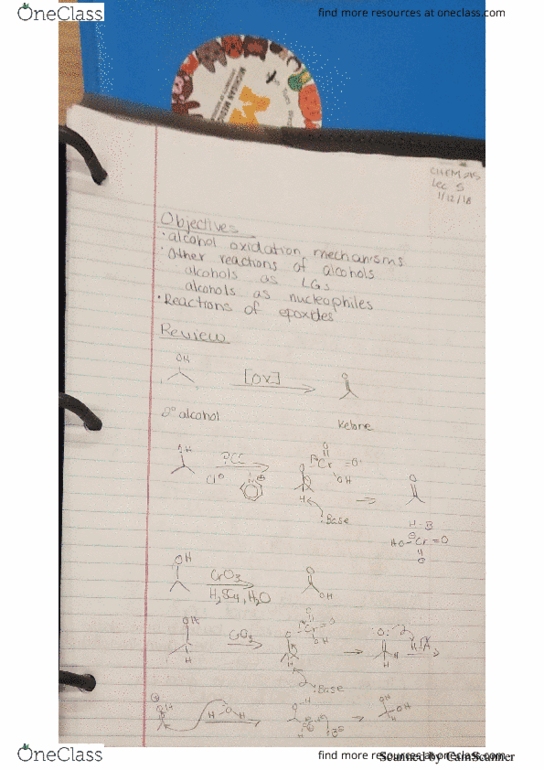 CHEM 215 Lecture 5: CHEM 215 Lec 5 Oxid & Alcs as LG thumbnail