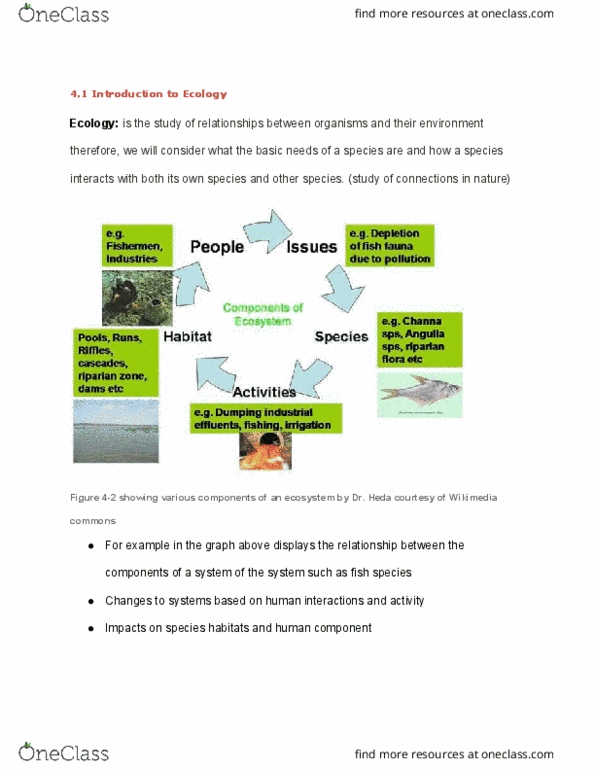ES101 Lecture Notes - Lecture 13: Restoration Ecology, Lithosphere, Hydrosphere thumbnail