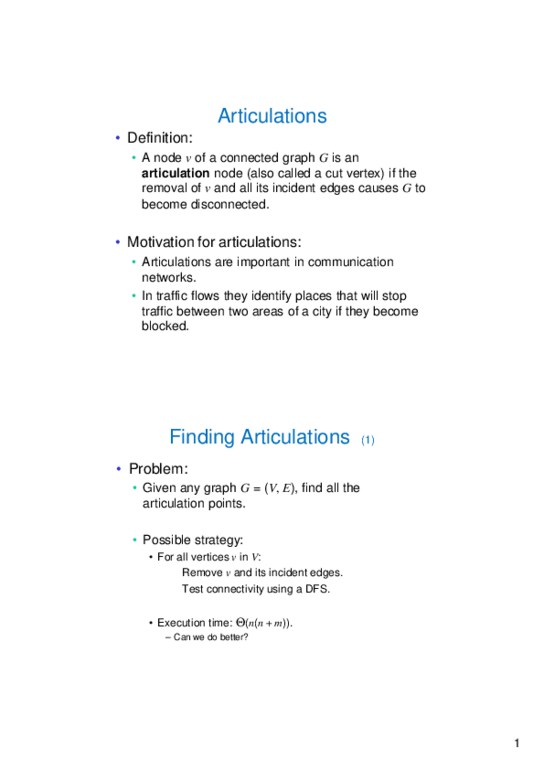 CS341 Lecture Notes - Biconnected Component, Two Trees Of Valinor, Computer Network thumbnail