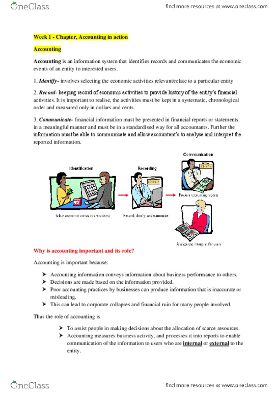 ACC1000 Chapter Notes -Revenue Recognition, International Accounting Standards Board, Going Concern thumbnail