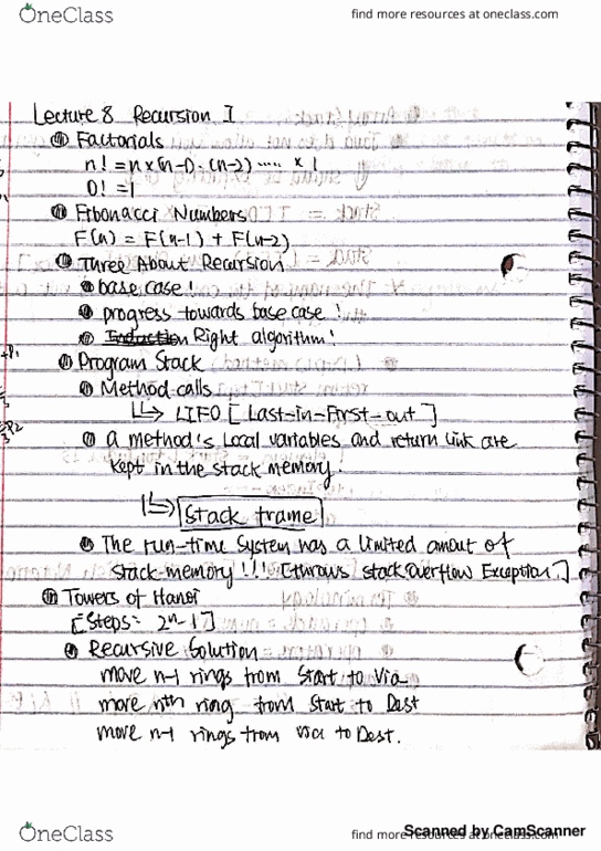 COMPSCI 187 Lecture 9: Recursion Basic thumbnail