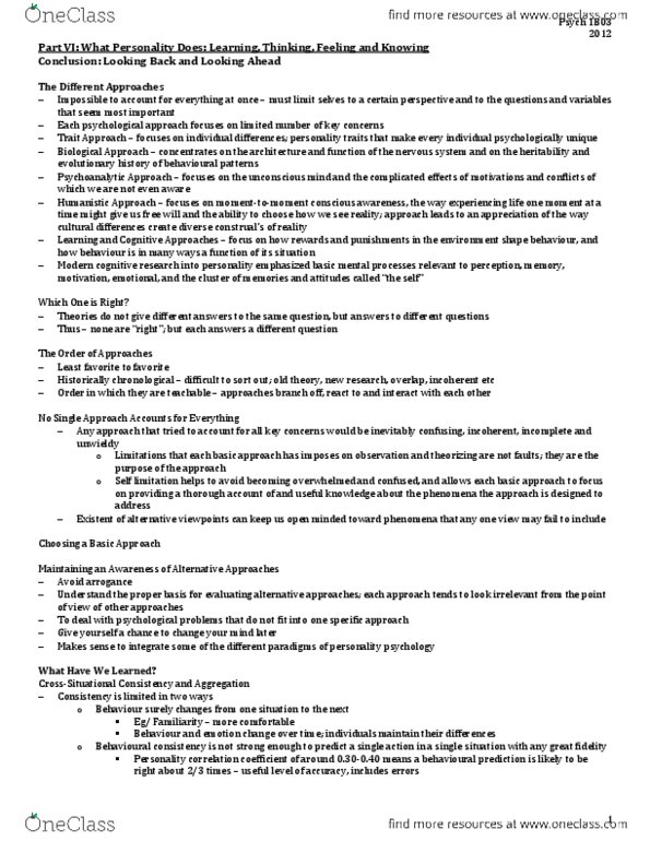 PSYCH 2B03 Chapter Notes - Chapter 19: Amygdala, Construals, Frontal Lobe thumbnail