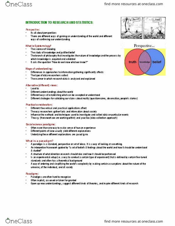 FNR 100 Lecture Notes - Lecture 1: Participant Observation, Data Analysis, Scientific Method thumbnail