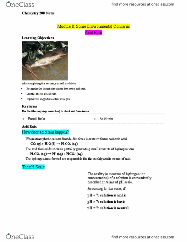 CHEM 208 Lecture Notes - Lecture 8: Haloalkane, Stopcock, Eugenius Warming thumbnail