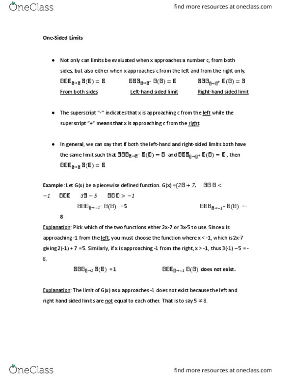 MAT 21A Lecture Notes - Lecture 4: List Of Trigonometric Identities thumbnail