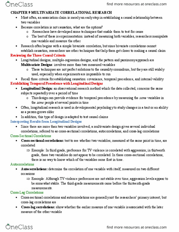 PSYB04H3 Lecture Notes - Lecture 9: Thirteenth Grade, Regression Testing, Developmental Psychology thumbnail