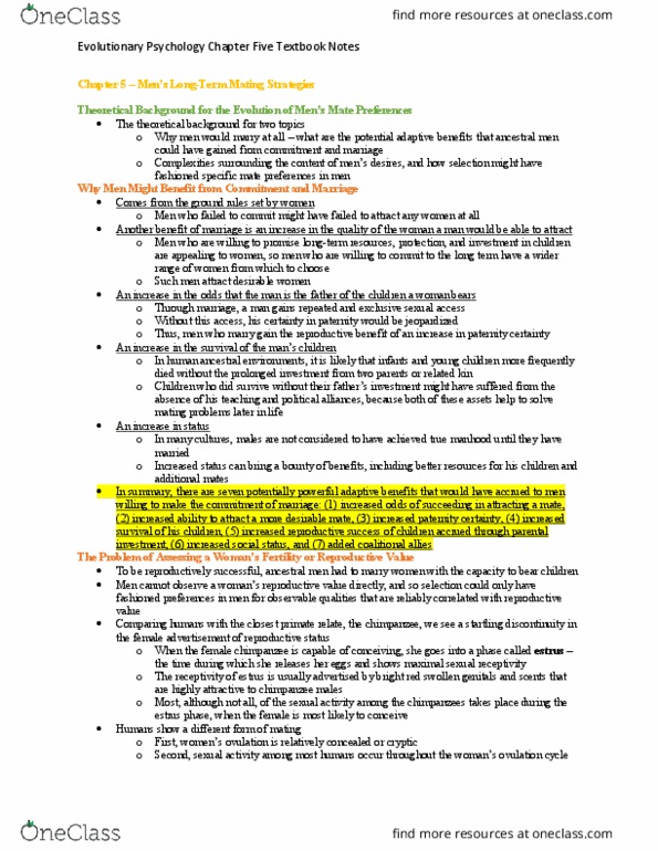 PSYC 3420 Chapter Notes - Chapter 5: Reward System, Longitudinal Study, Nucleus Accumbens thumbnail