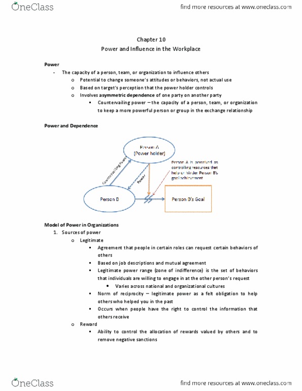 BUS 272 Lecture Notes - Hierarchical Organization, Assertiveness, Stethoscope thumbnail