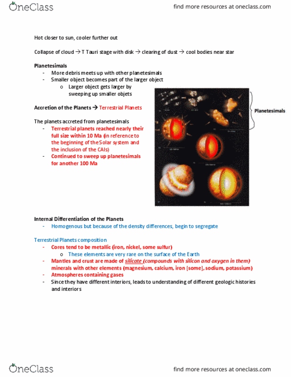 EAS206 Lecture Notes - Lecture 4: Tektite, Solar System thumbnail