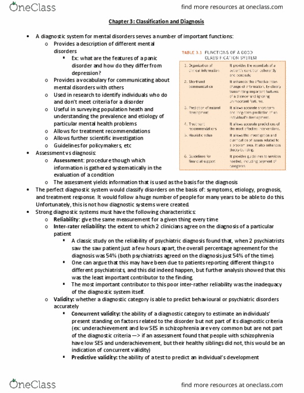 PSYC 337 Chapter Notes - Chapter 3: Dissociative Identity Disorder, Parasomnia, Oppositional Defiant Disorder thumbnail