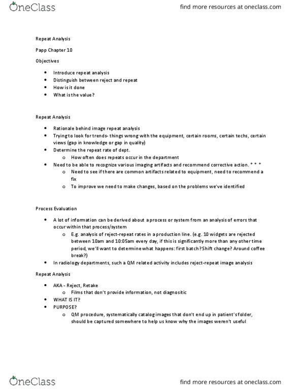 MEDRADSC 3H03 Lecture Notes - Lecture 6: Tech 3, Barium, Digital Imaging thumbnail
