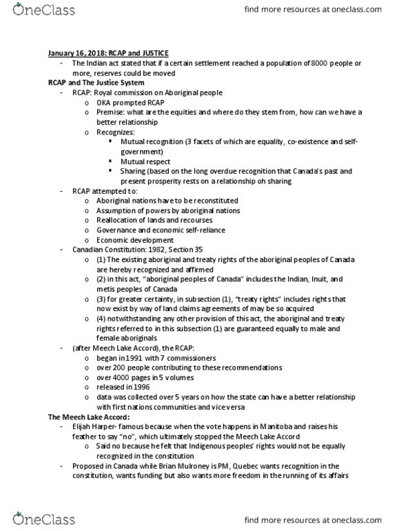 INDIGST 1AA3 Lecture Notes - Lecture 2: Racial Profiling, Anishinaabe Clan System, 3 Women thumbnail