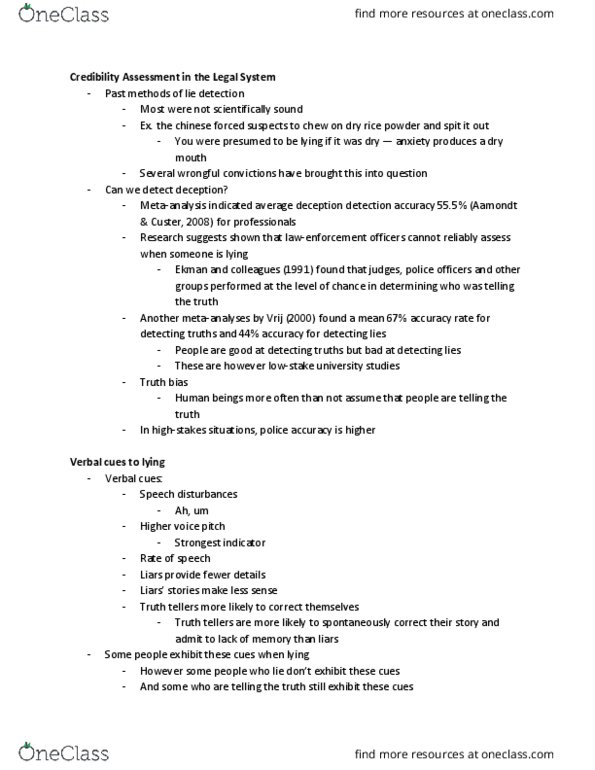 Psychology 3313 Lecture Notes - Lecture 3: Factitious Disorder, Somatic Symptom Disorder, Heart Rate thumbnail