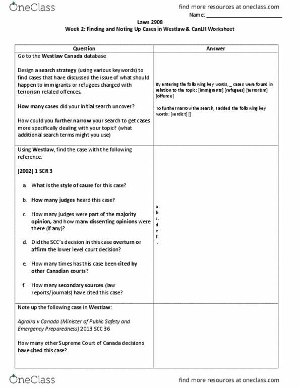 LAWS 2908 Lecture Notes - Lecture 2: Canlii thumbnail