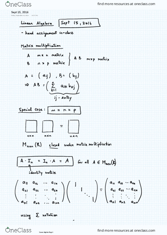 MATH 223 Lecture 4: Sept 15, 2016 thumbnail