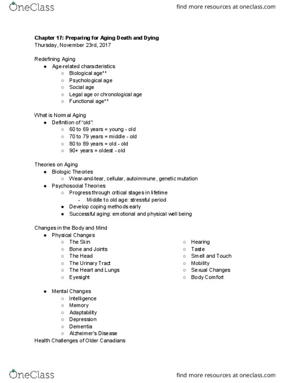 HSS 1101 Lecture Notes - Lecture 17: Legal Age, Quasi, Soltyrei thumbnail