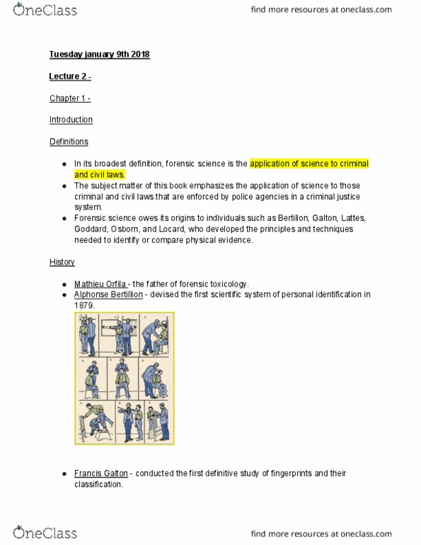 NATS 1575 Lecture Notes - Lecture 2: Mathieu Orfila, Walter Mccrone, Alec Jeffreys thumbnail