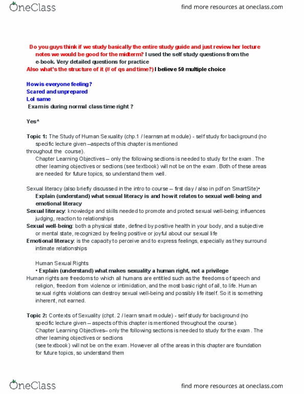 Hde 12 Study Guide Fall 2017 Midterm Clitoral Hood Vaginal