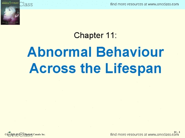 PSY 223 Lecture Notes - Motor Coordination, X Chromosome, Autism Spectrum thumbnail