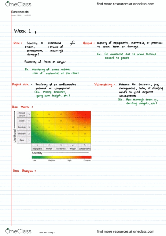 APSC 101 Lecture 5: Module 5 Screencast Notes thumbnail