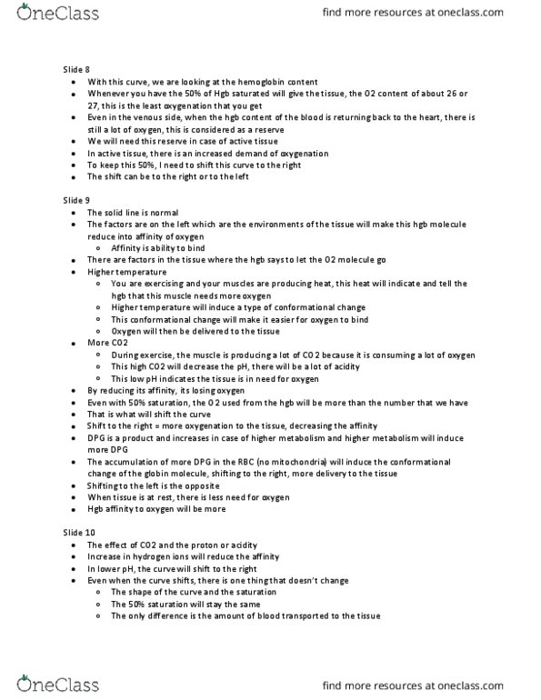 BIO310H5 Lecture Notes - Lecture 16: Hemocyanin, Conformational Change, Globin thumbnail