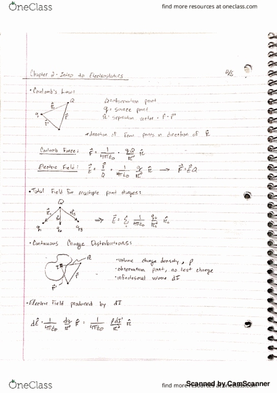 PHYS 703 Lecture 6: (Feb5) -- Chapter 2 Intro to Electrostatics -- Griffiths Electrodynamics (4E) thumbnail
