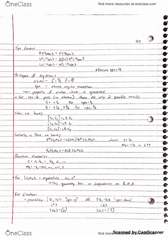 PHYS 702 Lecture 7: (Feb7) -- Chapter 4 Quantum in 3D -- Griffiths Quantum Mechanics (2E) thumbnail