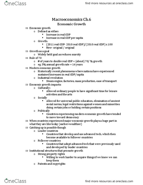 ACC 1110 Lecture Notes - Lecture 7: Steam Engine, Industrial Revolution, Free Trade thumbnail