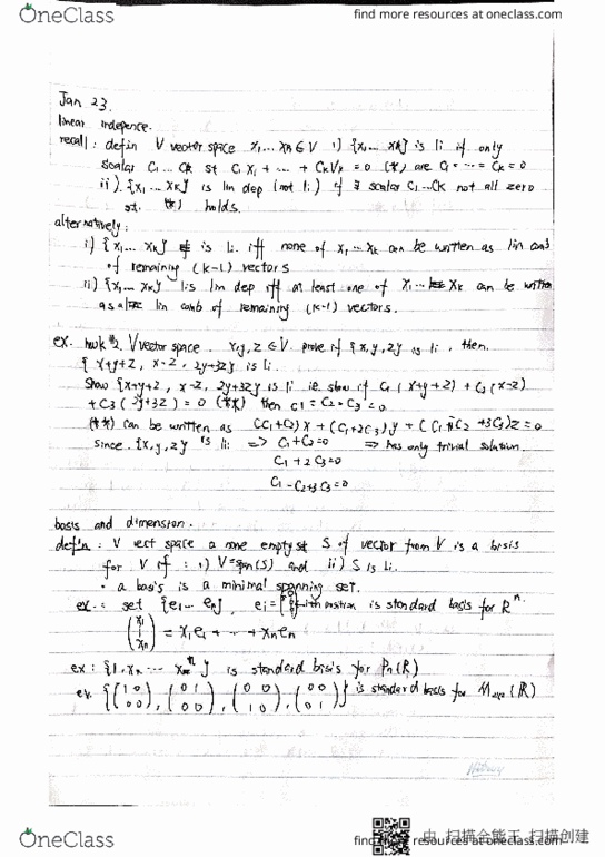 MAT224H1 Lecture Notes - Lecture 5: Horse Length thumbnail