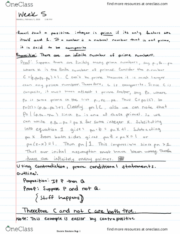 COMP 3240 Lecture 5: week 5, conditional contradiction, existence proofs, iff thumbnail