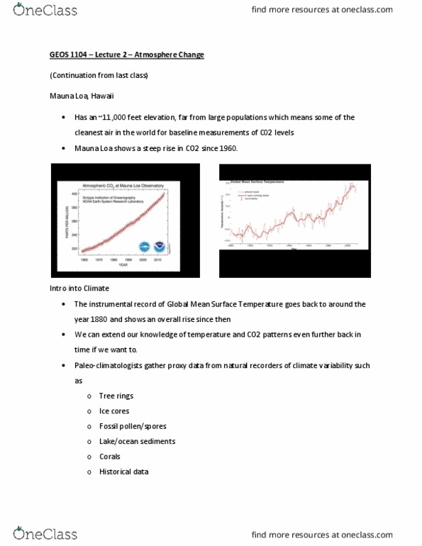 GEOG 1104 Lecture 2: Atmosphere Change thumbnail