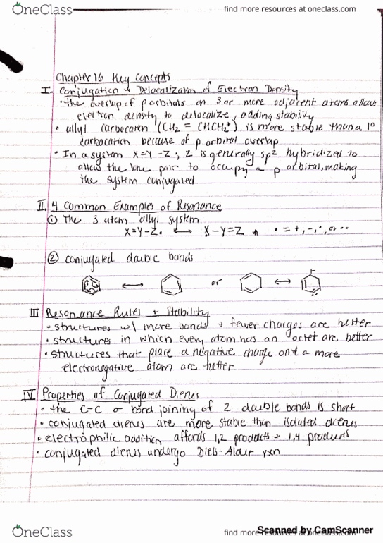 CHEM 2522 Chapter 16: orgo ch16 key concepts thumbnail