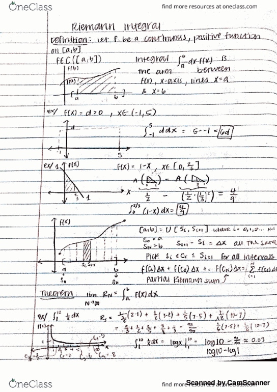 MAT 17B Lecture 2: Riemann Integrals thumbnail
