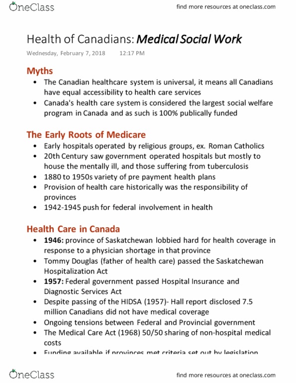 Social Work 1022A/B Lecture Notes - Lecture 3: Indian Act, Government Operations, Social Actions thumbnail