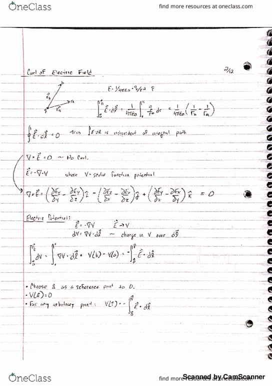 PHYS 703 Lecture 9: (Feb12) -- Chapter 2 Intro to Electrostatics -- Griffiths Electrodynamics (4E) thumbnail