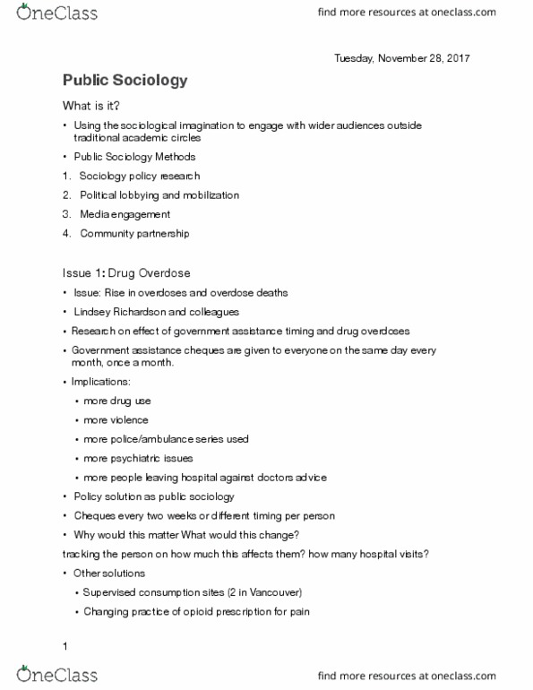 SOCI 102 Lecture Notes - Lecture 22: Public Sociology, Wechat thumbnail