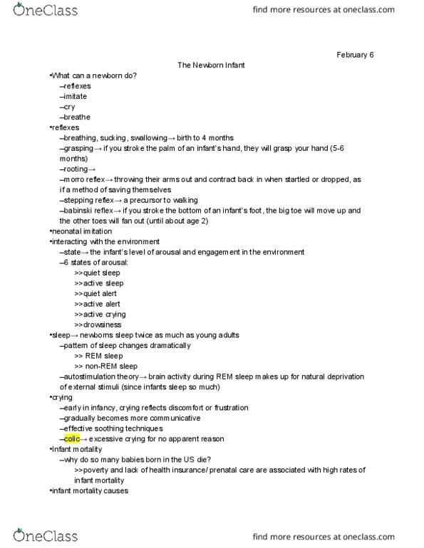 PSYC 355 Lecture Notes - Lecture 3: Plantar Reflex, Prenatal Care, Leg Before Wicket thumbnail