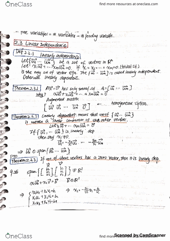 MAT223H1 Lecture 6: linear independece thumbnail