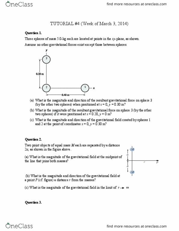 PCS 211 Lecture Notes - Lecture 13: Orbital Speed thumbnail