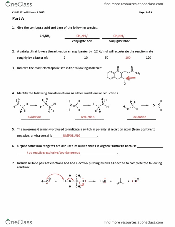 CHM 1321 Lecture Notes - Lecture 13: Conjugate Acid, Organic Synthesis, Bayerischer Rundfunk thumbnail