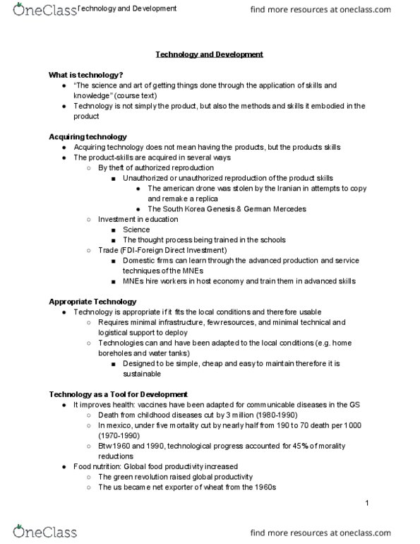 GS212 Lecture Notes - Lecture 3: Hectare, Economic Efficiency thumbnail